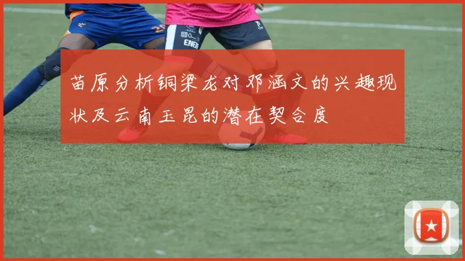 苗原分析铜梁龙对邓涵文的兴趣现状及云南玉昆的潜在契合度